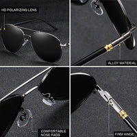 Thumbnail for Classic Men Women Polarized Sunglasses AV8R