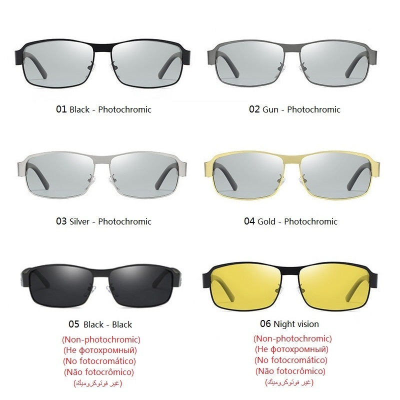 Photochromic Sunglasses For Men Polarized Chameleon Glasses AV8R