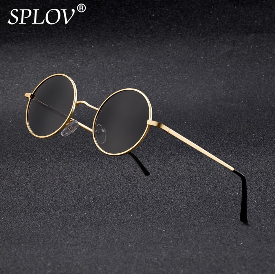Brand Designer Polarized Round Sunglasses Classic Small Vintage Retro Glasses AV8R
