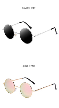 Thumbnail for Brand Designer Polarized Round Sunglasses Classic Small Vintage Retro Glasses AV8R
