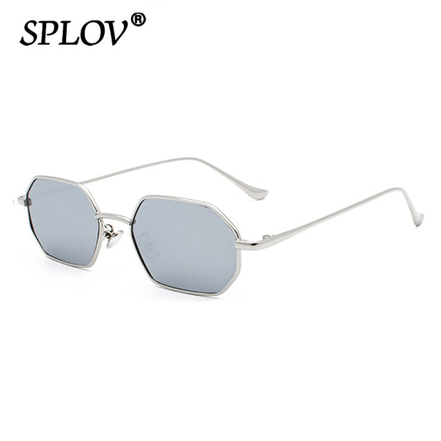 Small Metal Hexagon Men Women Sunglasses Stylish Square Sun Glasses AV8R