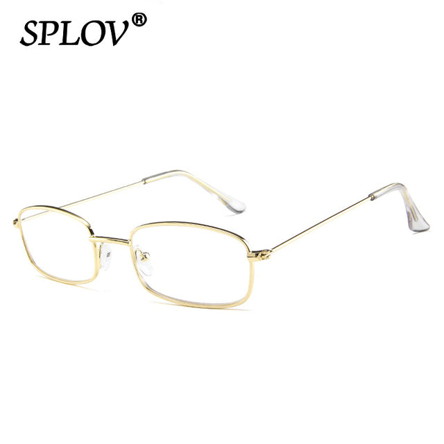 Vintage Small Rectangle Sunglasses Men Women Retro Metal Frame Sun Glasses AV8R
