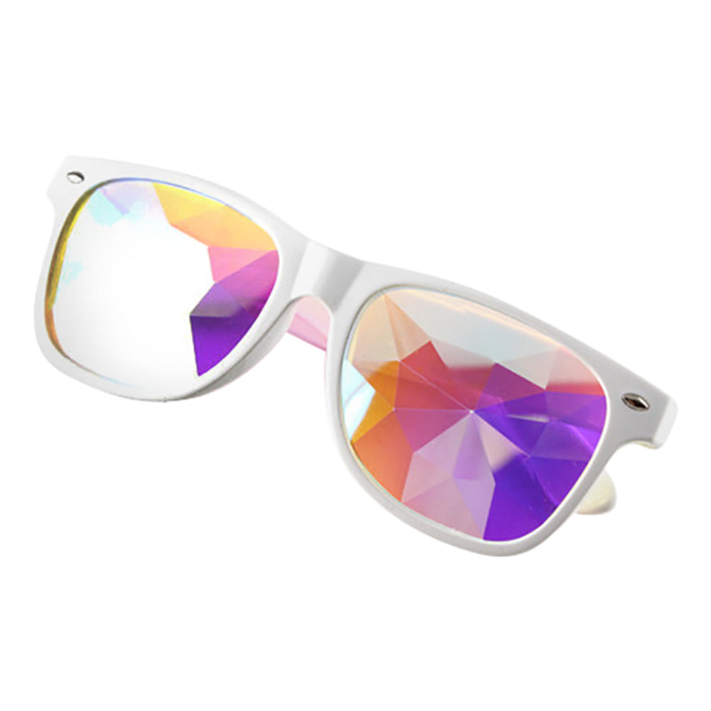 Kaleidoscope Sunglasses Men Women Square Frame Diamond Mosaic Glasses AV8R