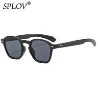 Thumbnail for Retro Round Sunglasses for Men Women Square Vintage Sun Glasses AV8R