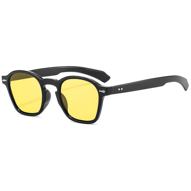 Retro Round Sunglasses for Men Women Square Vintage Sun Glasses AV8R