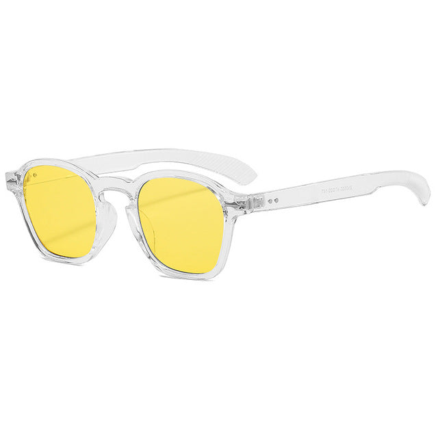 Retro Round Sunglasses for Men Women Square Vintage Sun Glasses AV8R