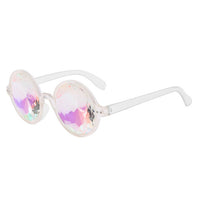 Thumbnail for Hot Sale Round Frame Holographic Kaleidoscope Men Women Sunglasses AV8R