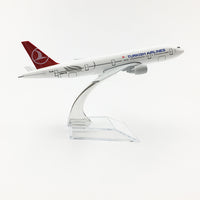 Thumbnail for Turkish Airlines Boeing 777 Airplane model Turkey 16CM B777 Plane model Alloy Metal Diecast Aircraft model Toy plane gift AV8R