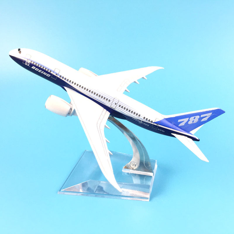 Original model Boeing 787 Airlines Aeroplane model B787 airplane 16CM Metal alloy diecast 1:400 airplane model toys Collectible AV8R