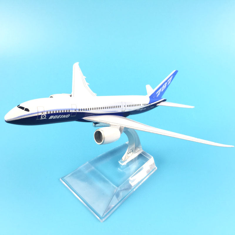 Original model Boeing 787 Airlines Aeroplane model B787 airplane 16CM Metal alloy diecast 1:400 airplane model toys Collectible AV8R