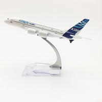 Thumbnail for free shipping A380 prototype aeroplane model Airbus A380 airplane 16CM Metal alloy diecast 1:400 airplane model toy for children AV8R