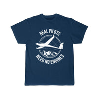 Thumbnail for REAL PILOTS NEED NO ENGINES SOARING SOARING ESSENTIAL T-SHIRT THE AV8R