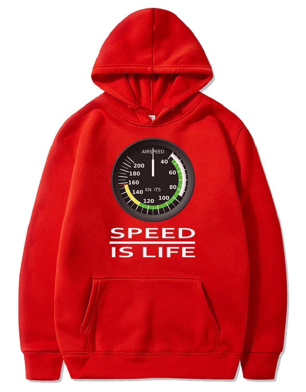 SPEED IS LIFE PULLOVER THE AV8R