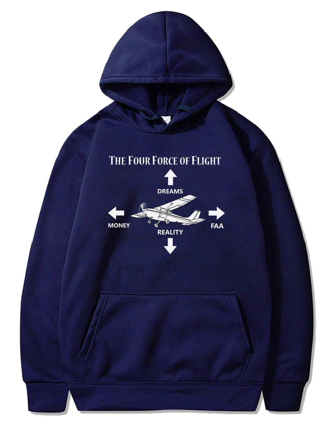 THE FOUR FORCE OF FLIGHT PULLOVER THE AV8R