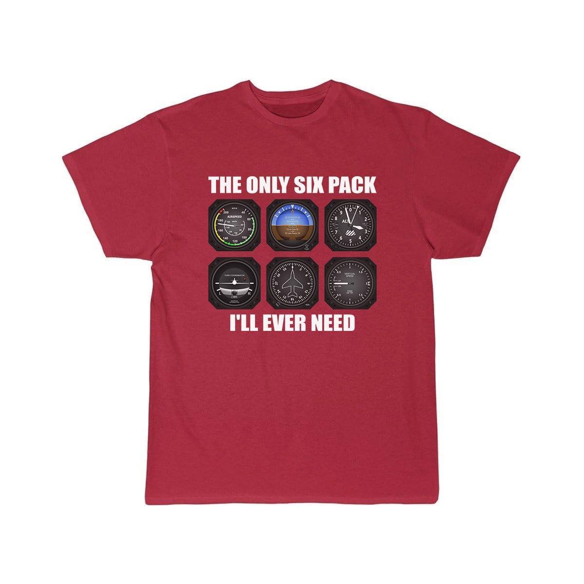 THE ONLY SIX PACK I'LL EVER NEED T SHIRT THE AV8R