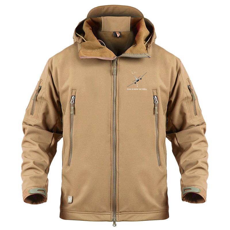 THIS IS HOW WE ROLL B737 DESIGNED MILITARY FLEECE THE AV8R