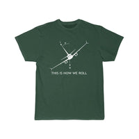 Thumbnail for THIS IS HOW WE ROLL B737 DESIGNED T SHIRT THE AV8R